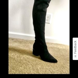Soft Over the Knee Heeled Boots